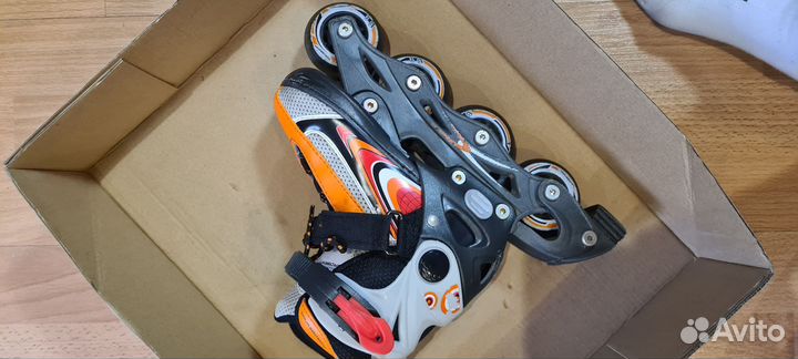 Коньки детские раздвижные 33 36
