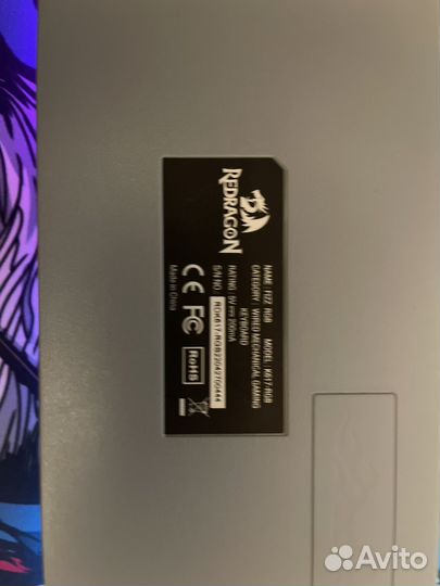 Игровая клавиатура redragon fizz k617 кастомная