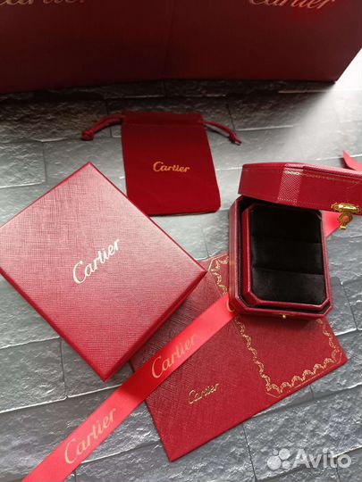 Коробка для обручальных колец cartier