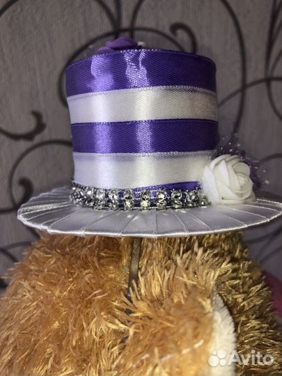 Шляпка на ободке, ручная работа
