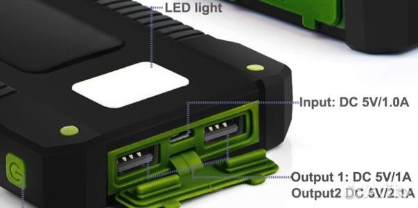 Солнечное зарядное устройство Power Bank