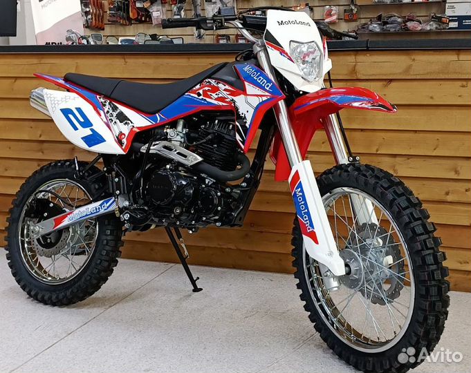 Мотоцикл Кроссовый Motoland RZ 200