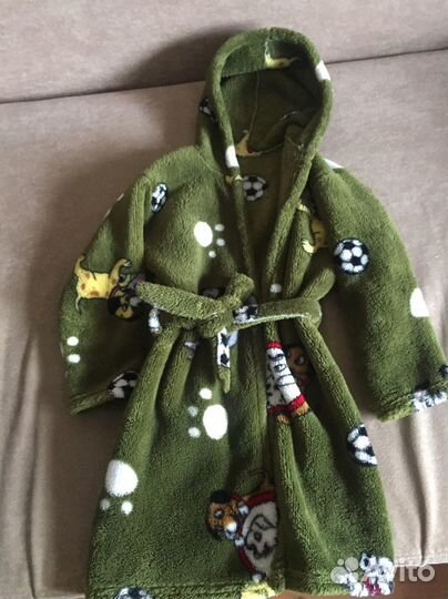 Флисовый халат 110 р-р