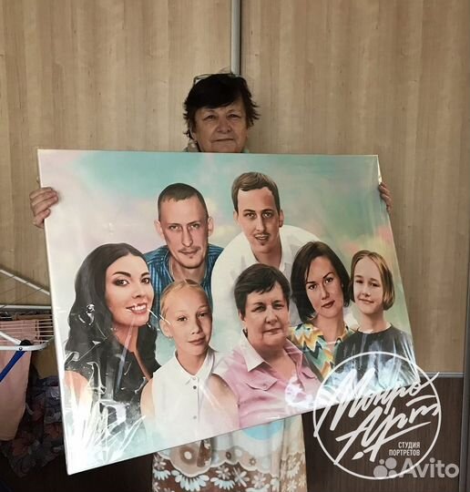 Печать по фото на холсте на заказ