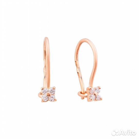 Серьги золотые