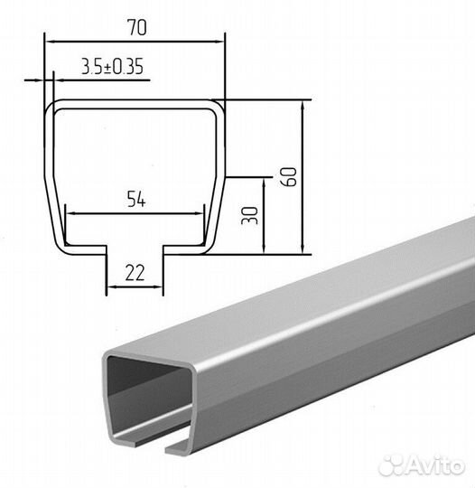 Комплект для откатных ворот furniteh 6+ автоматика