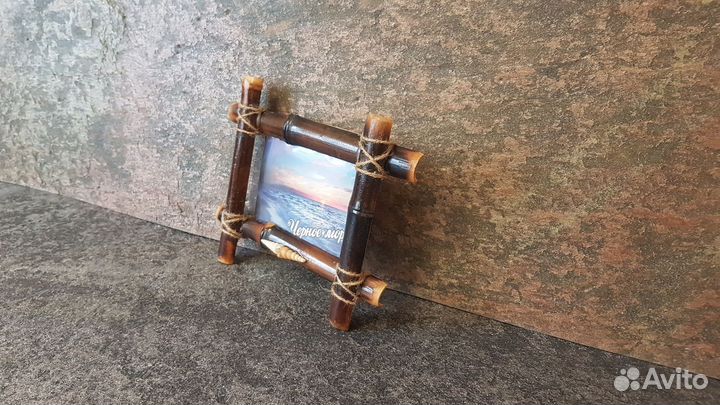 Фоторамка из бамбука