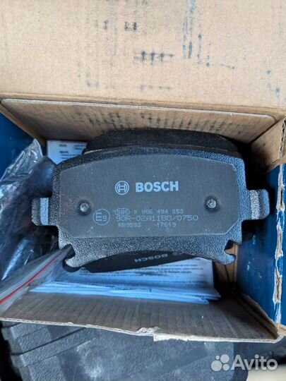 Тормозные задние колодки Bosch 0 986 494 053