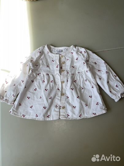 Рубашка и кофта для девочки 86-92