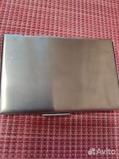 Визитница металлическая