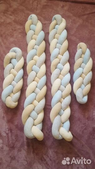 Бортики-косички в кроватку