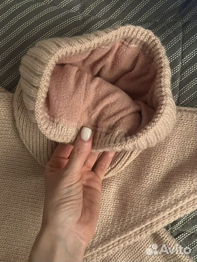 Комплект шапка и шарф женские