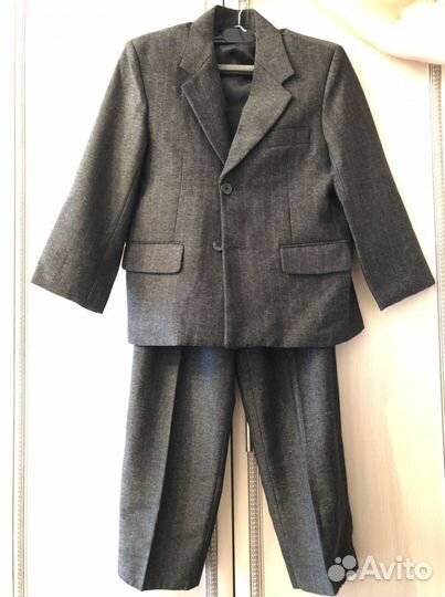 Костюм серый школьный на мальчика