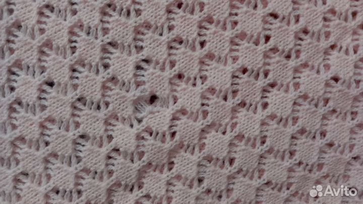 Плед на выписку вязаный