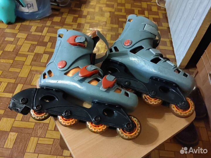 Роликовые коньки детские раздвижные