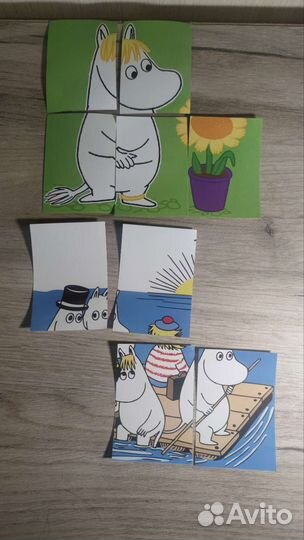 Наклейки лента Муми-тролль трогательная зима