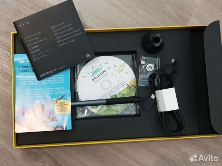 Графический планшет huion hs610 новый