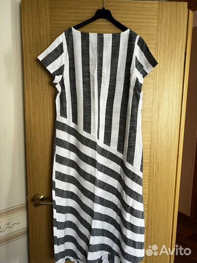 Сарафан летний льняной 56 размер