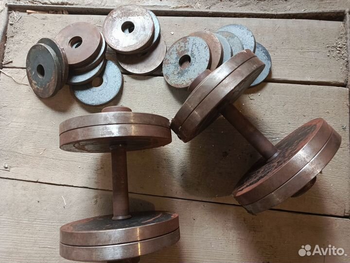 Гантели разборные