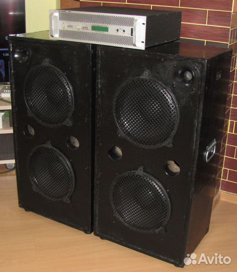 Колонки KNP 1050-4200W 2шт Проф D12