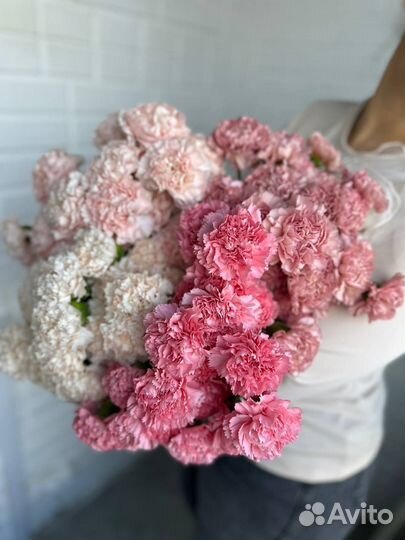 Букет из диантусов