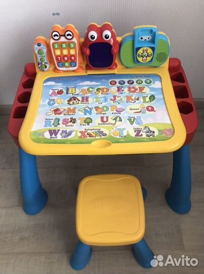 Развивающий стол vtech 3в1 для изуч английского
