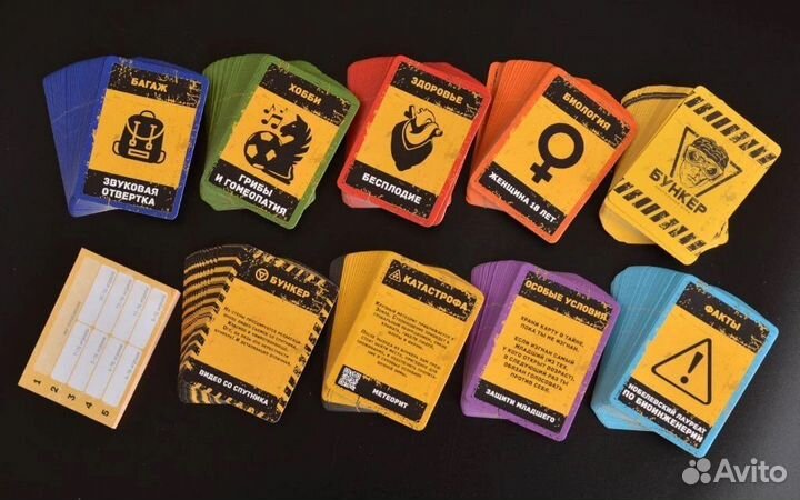 «бункер» настольная игра