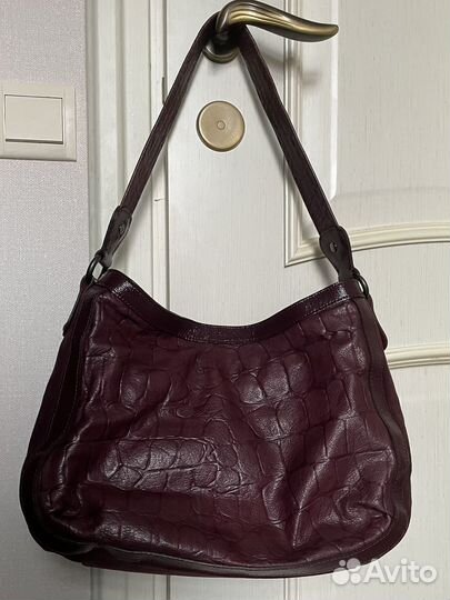 Сумка Ripani (Италия)нат. кожа бордовая