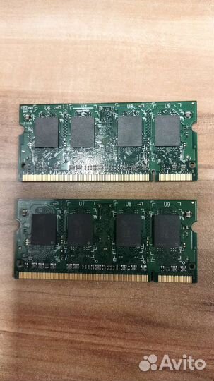 Память для ноутбука DDR 2, 4gdx2 800 mhz