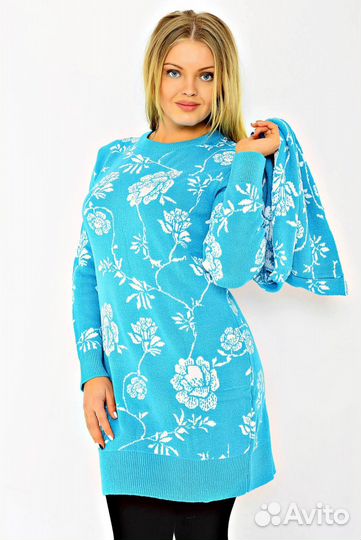 Туника с шарфом