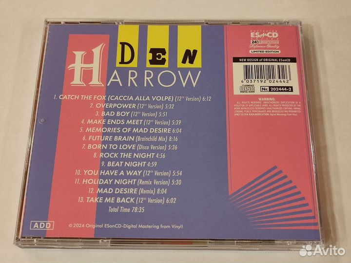 3cd Den Harrow - Original Maxi-Singles Collection