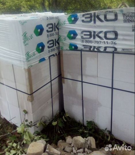 Газобетон от производителя эко D600 B5,0 600x125x250