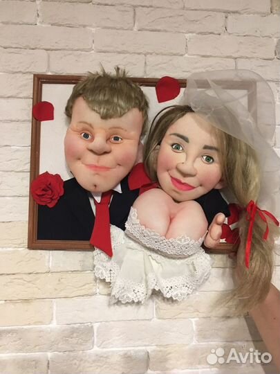 Портретная шаржевая кукла