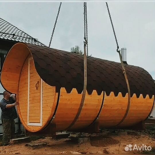 Бани-бочки под ключ