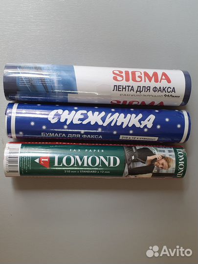 Бумага для факса 210 мм