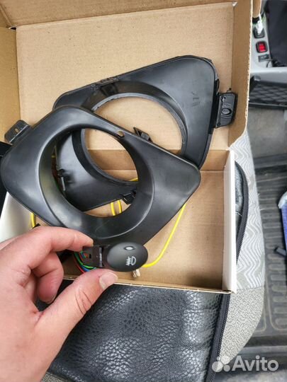 Комплект на противотуманные фары калина 1