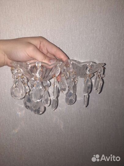 Хрустальные подвески и плафоны для люстры