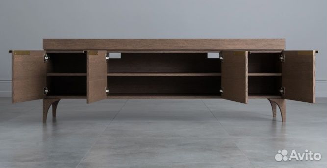 Тумба под тв из шпона