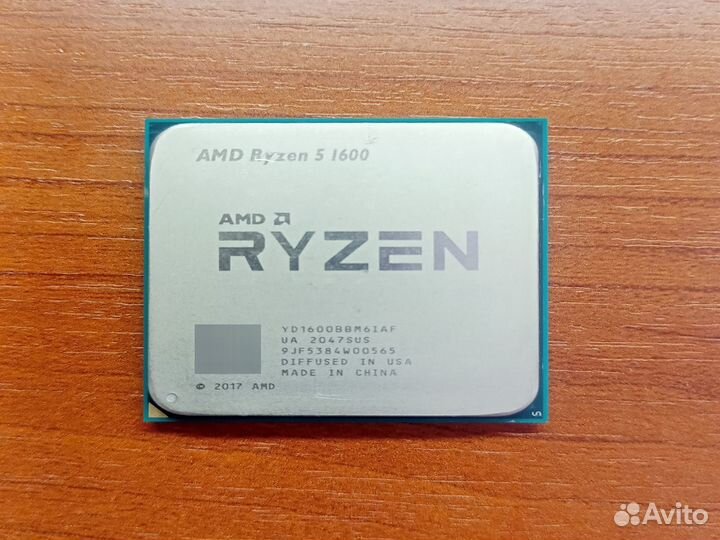 Процессор Ryzen 5 1600
