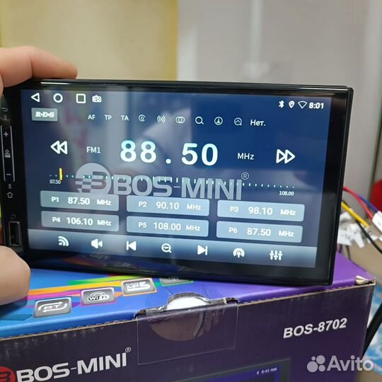 Автомагнитола 2DIN Андройд BOS-mini BOS-8702 2+32G