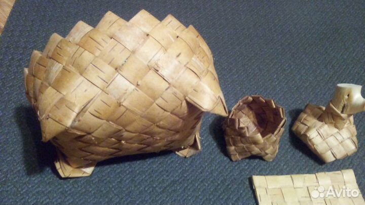 Береста плетёные сувениры ручной работы