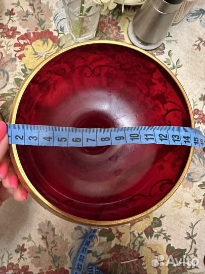 Ваза для фруктов богемия