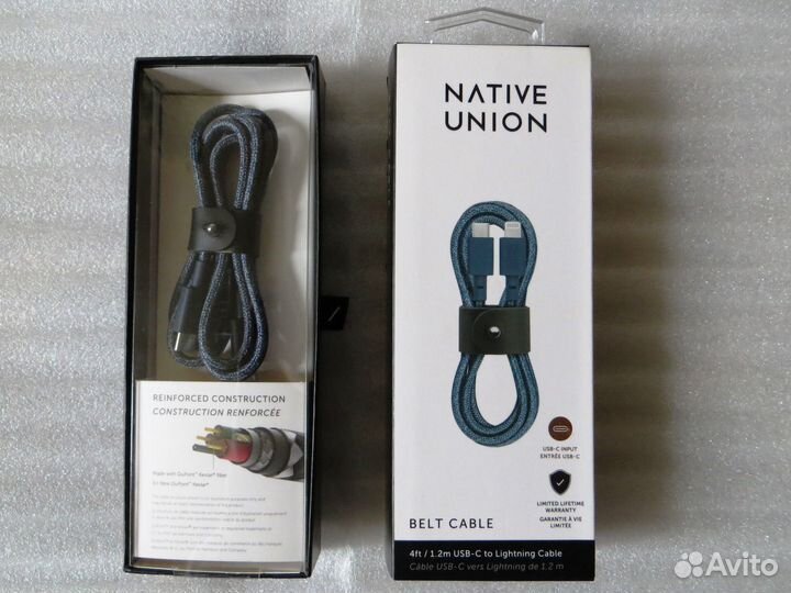 Кабель Native Union USB-C/Lightning Belt Cable