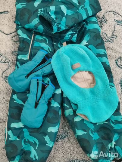 Варежки краги зимние детские на 2 года