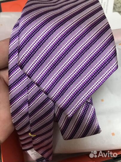 Галстук мужской -Eton (сиреневы