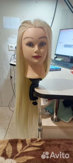 Голова манекен парикмахерская для причёсок
