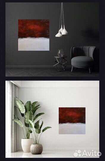 Картина маслом на холсте абстракция