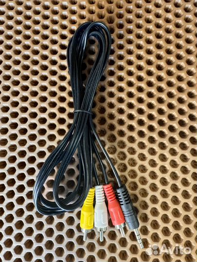 Новый Аудио-видео AV кабель 3RCA - Mini Jack 3.5