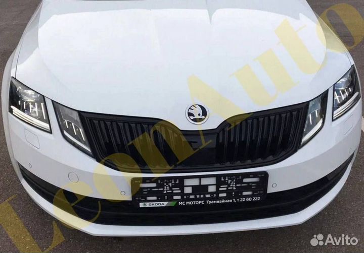 Ноускат крылья Skoda Octavia A7 2013-2020