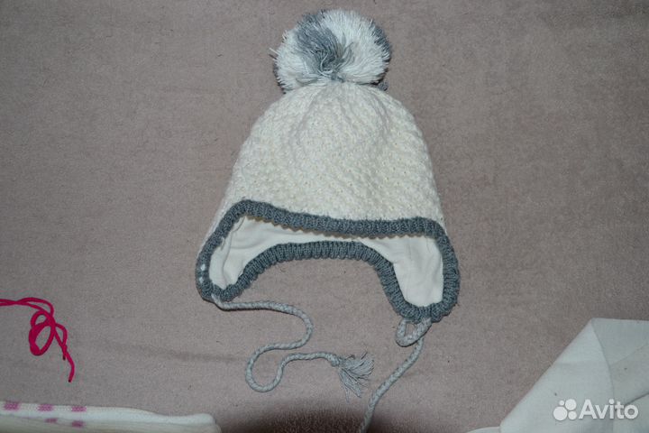 Шапки пакетом (зима 3-6 лет, весна и шарфы)